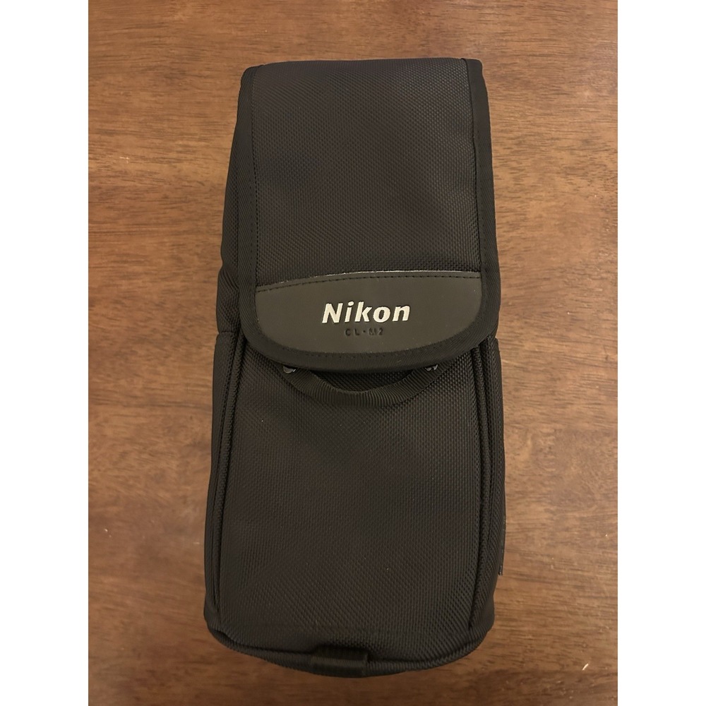 Nikon Lens Semi Soft Case Black Nylon CL-M2 EUC No Strap
